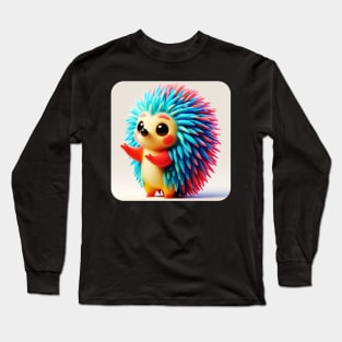 Animals, Insects and Birds - Hedgehog #48 Long Sleeve T-Shirt